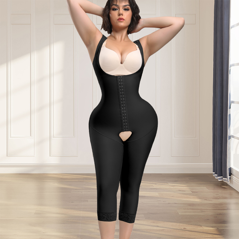 Shapewear Bodysuit Firm - Compressão barriga controle corpo inteiro shaper