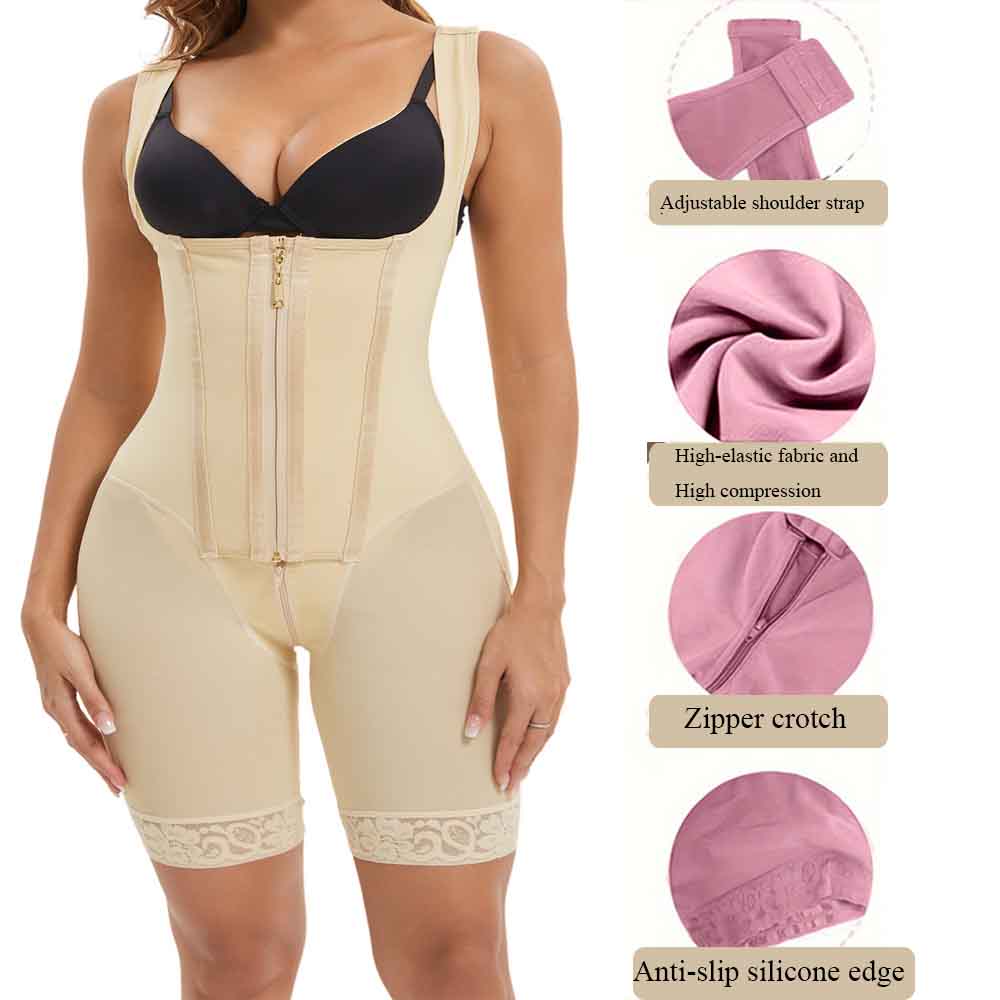 Fajas colombianas pós modelado - Shapewear Bodysuit Firm avaliação e preço